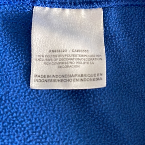 EUC Men’s Nike Blue Fleece Therma-fit Pullover Jacket 107544-493 size XXL - Picture 6 of 7
